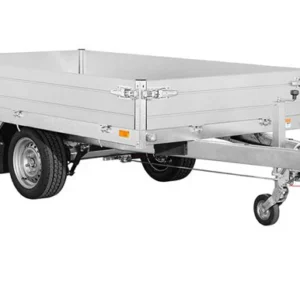 Remolque de plataforma SARIS PL 256 150 1500 – 1 eje con freno