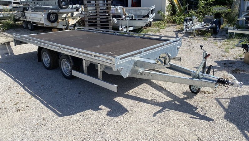 Remolque de plataforma fija Boro ATLAS 5,00 x 2,00 m - 3 500 kg