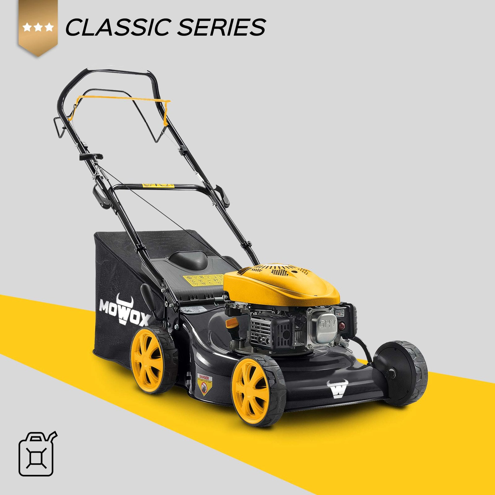 MOWOX PM 4635 S – Cortacésped de gasolina remolcado de la Serie Classic - Imagen 5
