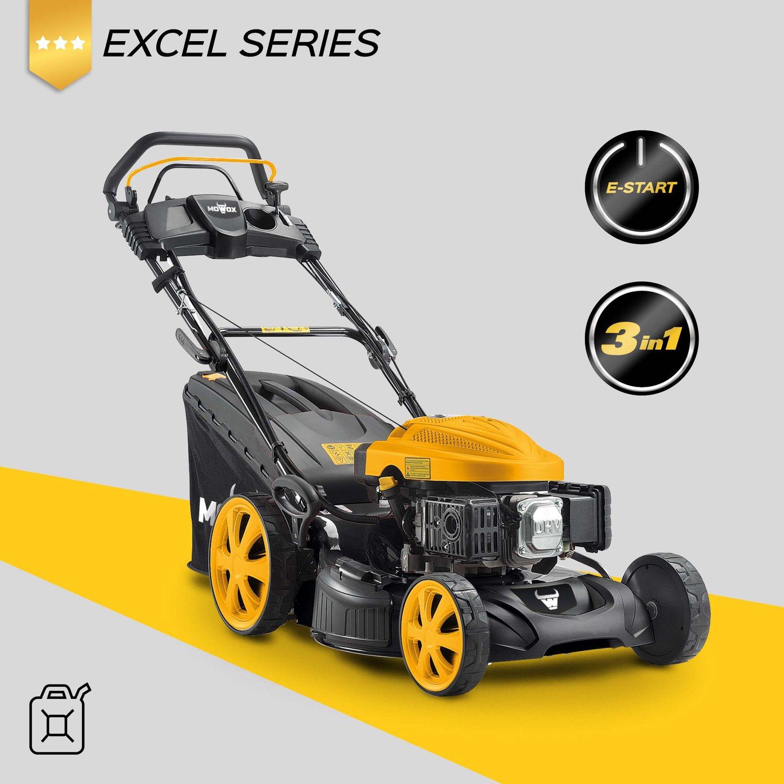 Cortacésped de gasolina remolcado MOWOX ® PM 5167 SHW-B-Serie Comfort - Imagen 7
